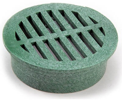 NDS Nds 16 3 Inch Round Green Drain Grate Polyolefin