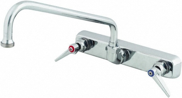 T&S BRASS Ts Brass B-1128 Wall Mount Workboard Faucet 12 in Spout