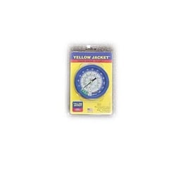 YELLOW JACKET Yellow Jacket 49518 Liquid Filled Refrigeration Gauge