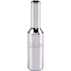 PROTO Proto J4704LM Deep Hand Socket 4mm 6-point 1/4 Drive