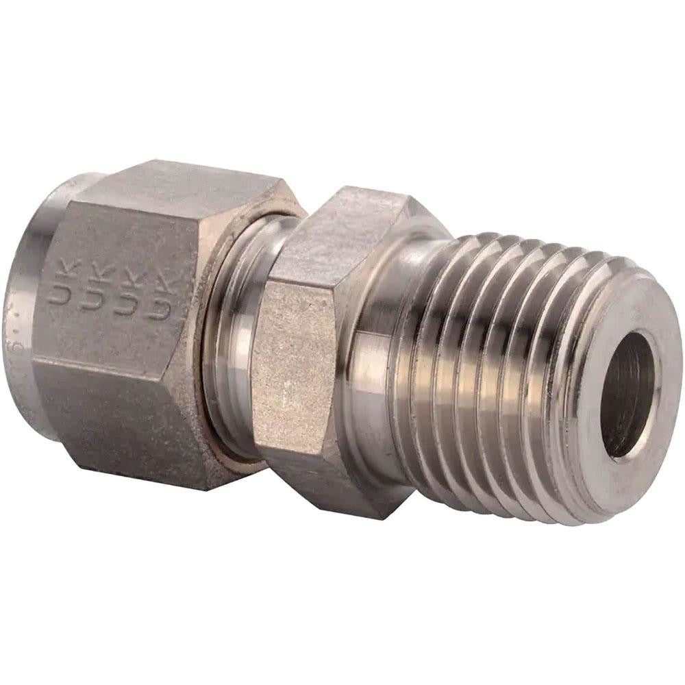 PARKER Parker 3MSC4N-316 Compression X Mnpt Connector 1/4-18 Npt