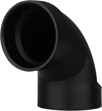CHARLOTTE PIPE Charlotte Pipe ABS 00300 0800HA 2 In Hub x Hub 90 Deg Sanitary ABS Elbow (1/4 Bend)