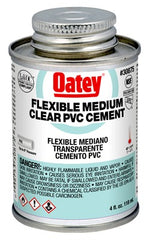 OATEY Oatey Company 30875 Clear Medium Body Pvc Cement 4 Oz