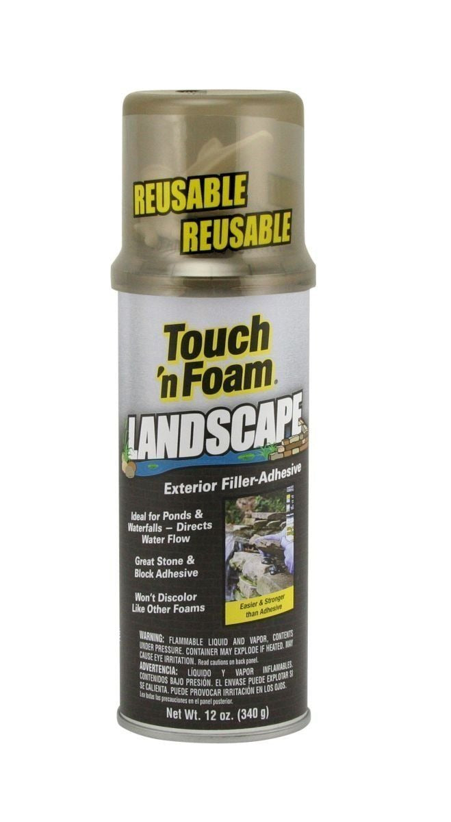 DAP Dap 40440 Touch 'n Foam Landscape Exterior Filler Adhesive 12 oz (12 Pack) 7565040440