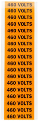 BRADY Brady 44314 conduit and voltage label 460 volts (2-1/4 in x 1/2 in, 18 per card)