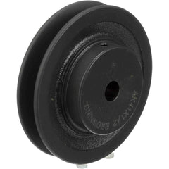BROWNING Browning 1026400 Single Groove Sheave 1/2 in Bore Cast Iron