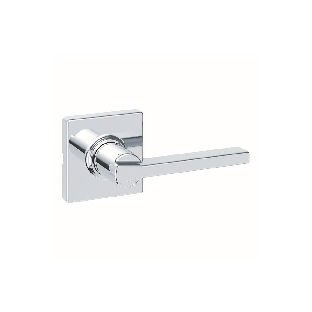 KWIKSET Kwikset 200CSLSQT-26 Casey Lever Passage Lock Bright Chrome