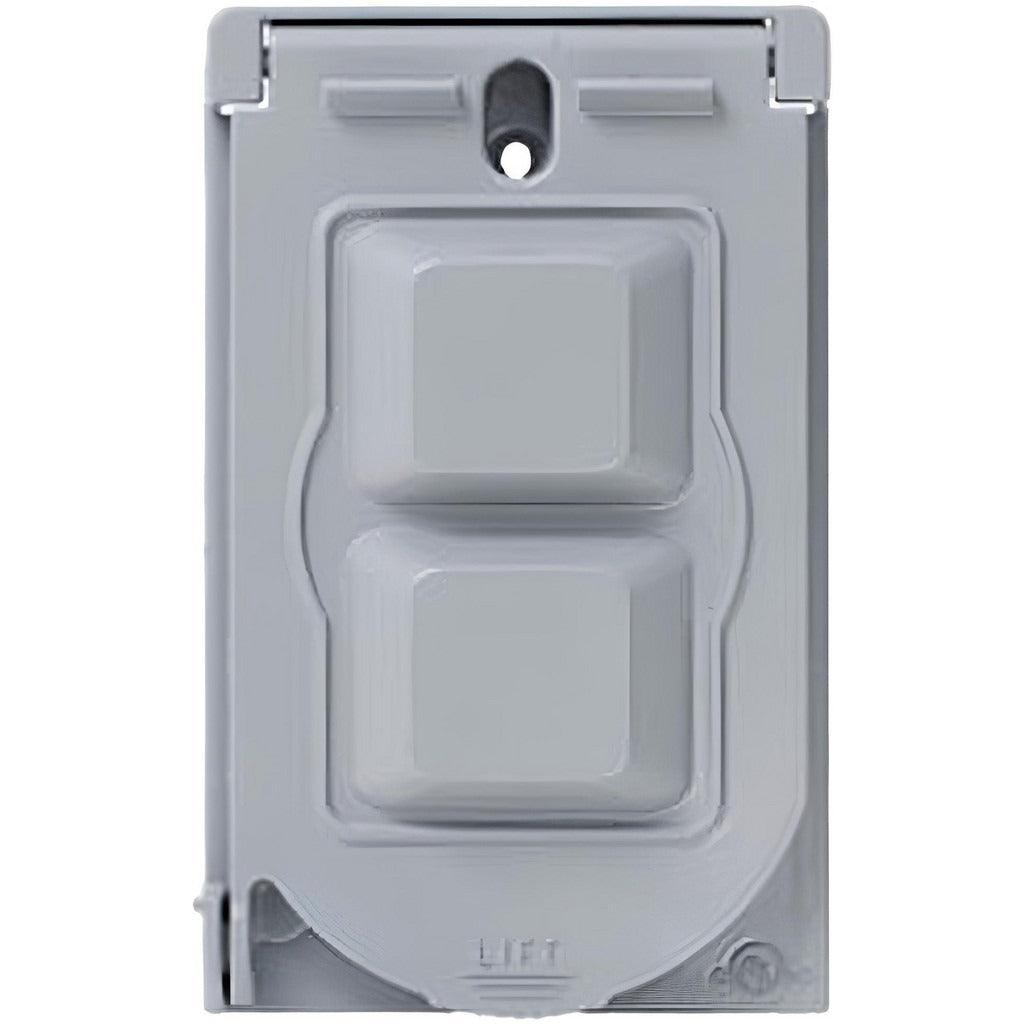 LEVITON Leviton WM1V-GY Device Electrical Box Cover Aluminum