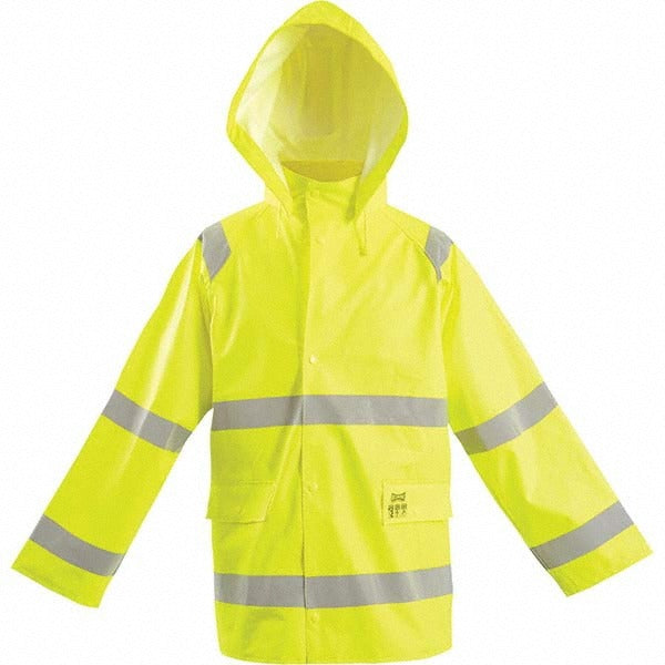 OCCUNOMIX Occunomix LUX-TJR/FR2-YM Rain Jacket Medium Hi-vis Yellow Fr