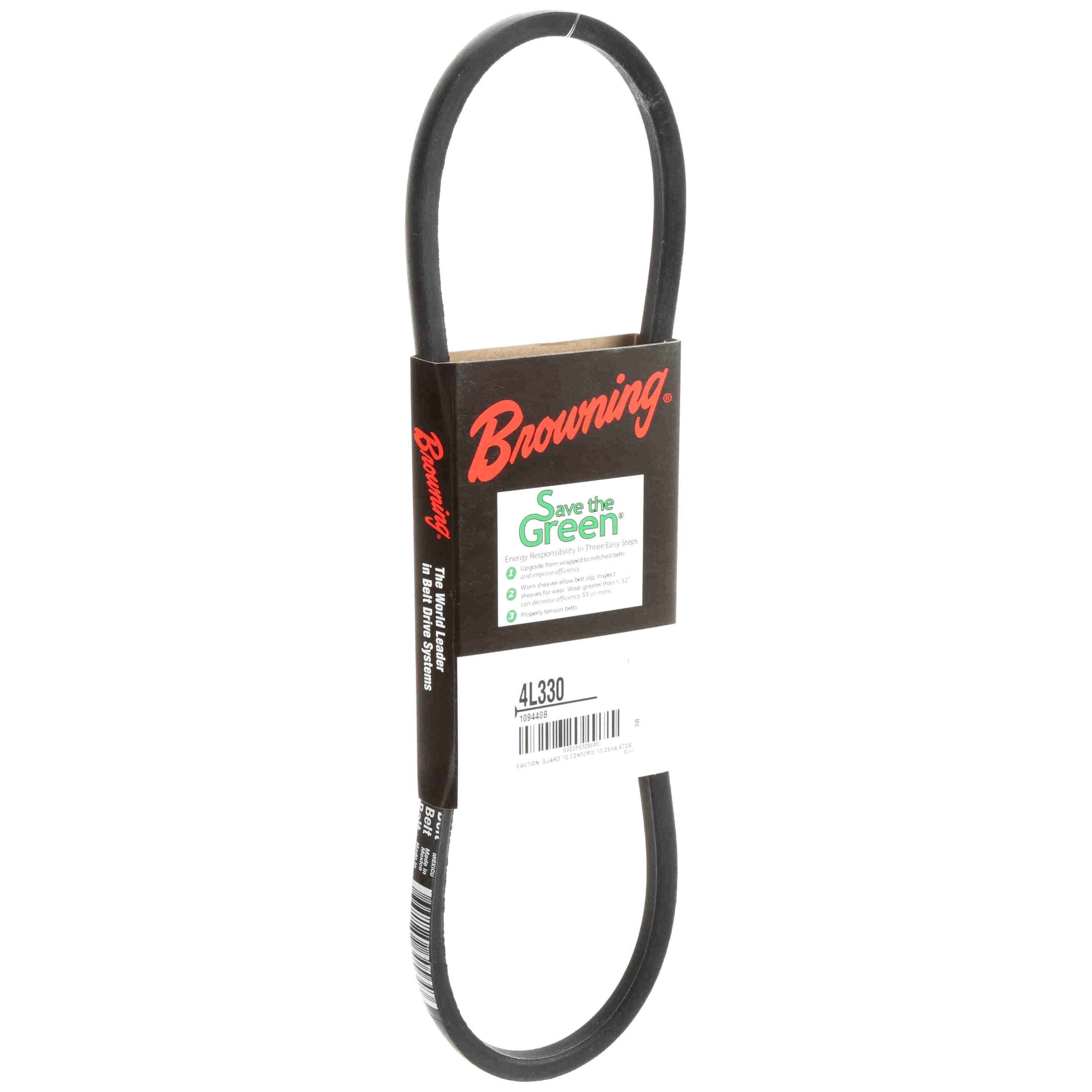 BROWNING Browning 4L330 FHP V-Belt 33 inches Non Notched