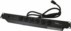 WIREMOLD Wiremold J60B0B20 Rack Mount Power Strip 20A 6 Outlet