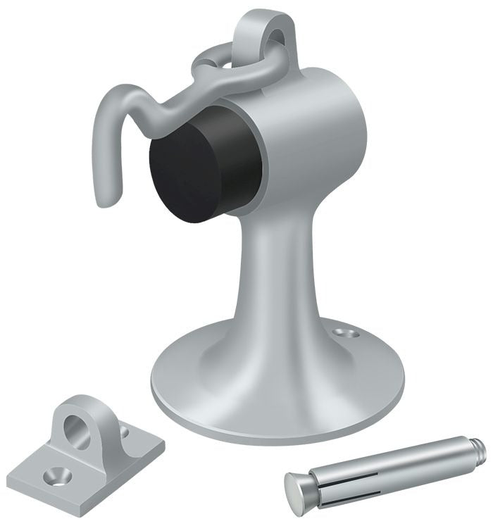 DELTANA Deltana DSF444U26D Cement Floor Mount Bumper Satin Chrome