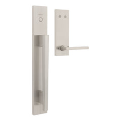 KWIKSET Kwikset 819CRHXHFLSQF-15 Dummy Exterior Handleset Satin Nickel