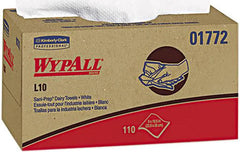 KIMBERLY-CLARK Kimberly-Clark KCC01772 Wypall L10 Sani-Prep Dairy Towels 9 x 10.5 in 110/Pack 18 Packs/Carton