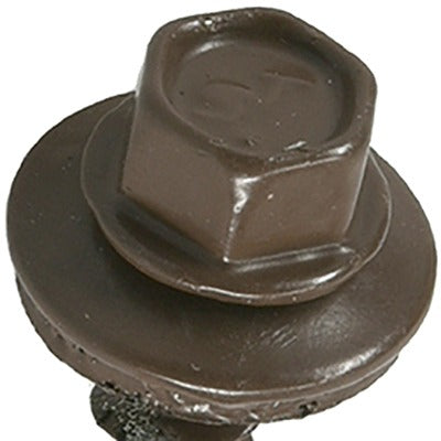 HILLMAN Hillman Fasteners 117916 Roofing Screw 10x1.5 Brown Metal to Wood