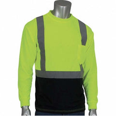 PIP Pip 312-1350B-LY/2X Class 2 Hi-vis Work Shirt 2XL