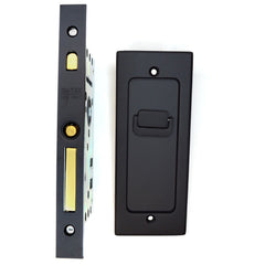 EMTEK Emtek 2115US19138 Privacy Pocket Door Mortise Lock Flat Black
