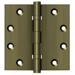DELTANA Deltana DSB45B5 Square Hinge Ball Bearings 4.5in Antique Brass