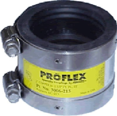 FERNCO Fernco Inc P3000-44 Shielded Specialty Coupling 4 in