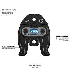 MILWAUKEE Milwaukee 49-16-2454M CTS-V press jaw for M12 FORCELOGIC press tool 5/8 inches Steamline ACR