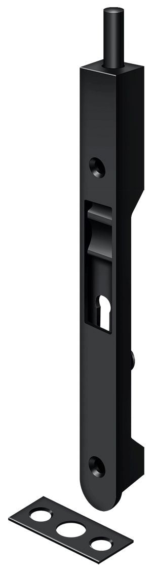 DELTANA Deltana 7FBR19 Flush Bolt Heavy Duty 7 Inches Black