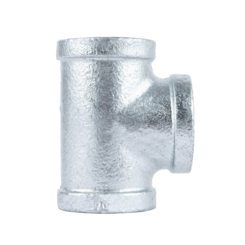 CODA RESOURCES Coda Resources 506728 Galvanized Iron Tee 1-1/4 in