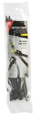 GARDNER BENDER Ecm Industries Llc 46-308UVBSC Cable Tie 50LB 8in Black 50pk