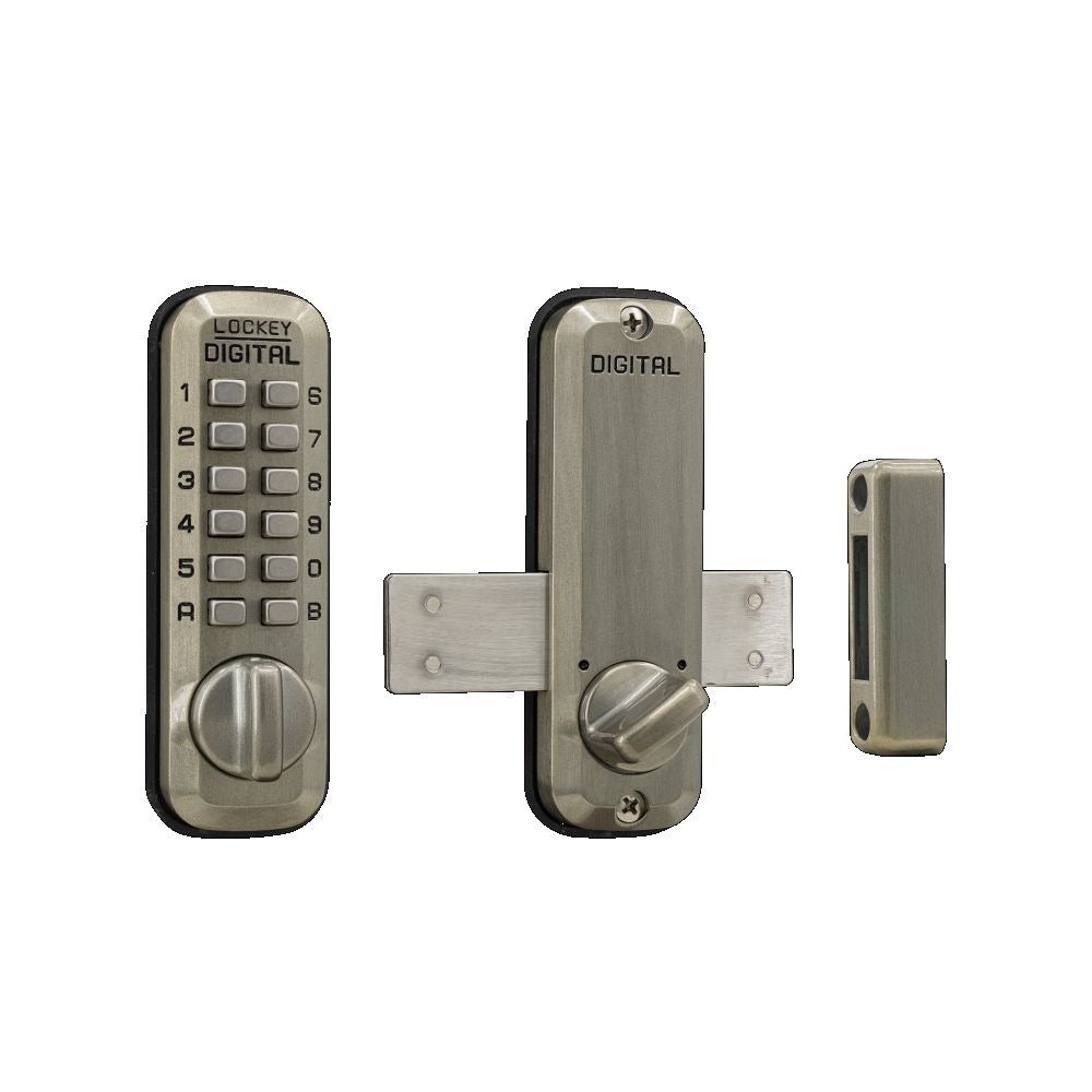 LOCKEY Lockey M220SN Mechanical Keyless Deadbolt Satin Nickel