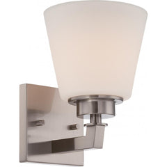 SATCO-NUVO Satco-Nuvo 60/5451 One Light Vanity 100W (5.88 in x 6.88 in x 8.13 in) 60/5451