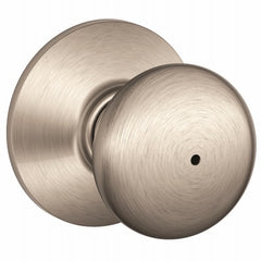SCHLAGE Schlage Lock Co F40VPLY619 Privacy Lockset Satin Nickel