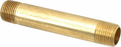 PARKER Parker 215PNL-6-35 Long Nipple 3/8 Mnptf Brass 1000 Psi