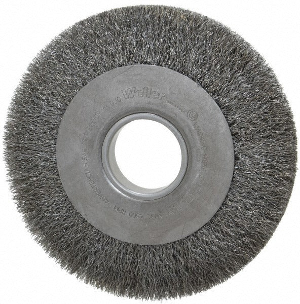 WEILER Weiler 93621 Wheel Brush 8 Inches Carbon Steel Crimped