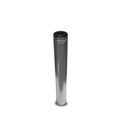 NORITZ Noritz CWF-F Concentric Straight Vent Pipe With Wall Flange 9 in (Replaces CWF)