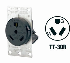 LEVITON Leviton Mfg Co 010-07313-S00 30A Rv Outlet Nema TT-30R