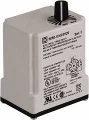 SCHNEIDER ELECTRIC Square D 9050JCK23V20 Dpdt Time Delay Relay