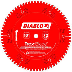 DIABLO Freud D1072CD 10 Inch 72 Tooth Composite Decking Blade