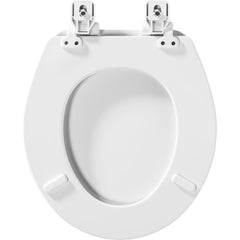BEMIS Bemis 43SLOW 000 Lannon round enameled wood toilet seat (closed front)