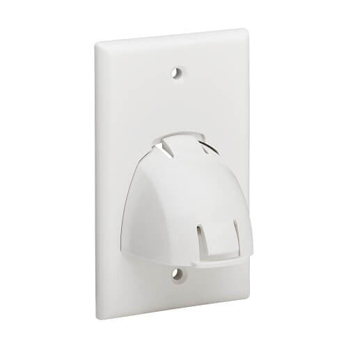 TRIPP LITE Tripp Lite N042-BC1-WH Bulk Cable Wallplate 1-gang