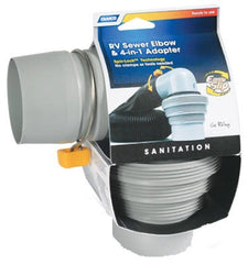 CAMCO Camco Mfg 39144 Easy Slip Elbow 4-in-1 Tapered Adapter