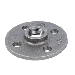 CODA RESOURCES Coda Resources 516852 Black Floor Flange 1/2 Inch