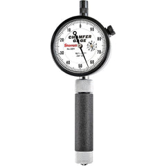 STARRETT Starrett 63688 Internal Chamfer Gage 0 to 3/8 in 3-blade