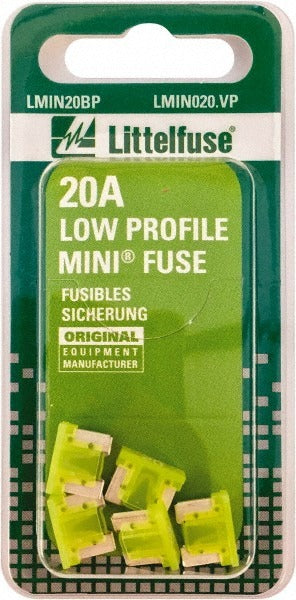 LITTELFUSE Littelfuse LMIN020.V 20 Amp Mini Blade Automotive Fuse
