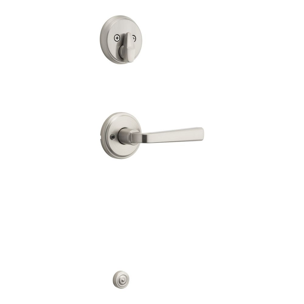 KWIKSET Kwikset 971TDL-15 Trafford Lever Handleset Trim Satin Nickel