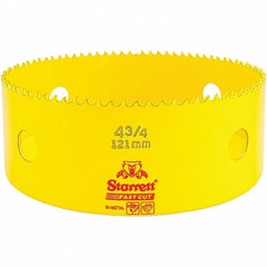 STARRETT Starrett 00531 Hole Saw 4-3/4 in Hss Metal Wood