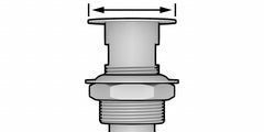 KISSLER Kissler 08-0313 Pop-Up Push Type C.P. Plastic