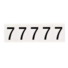BRADY Brady 9714-7 Number Label 2.25 H x 1.81 W (Card of 5)