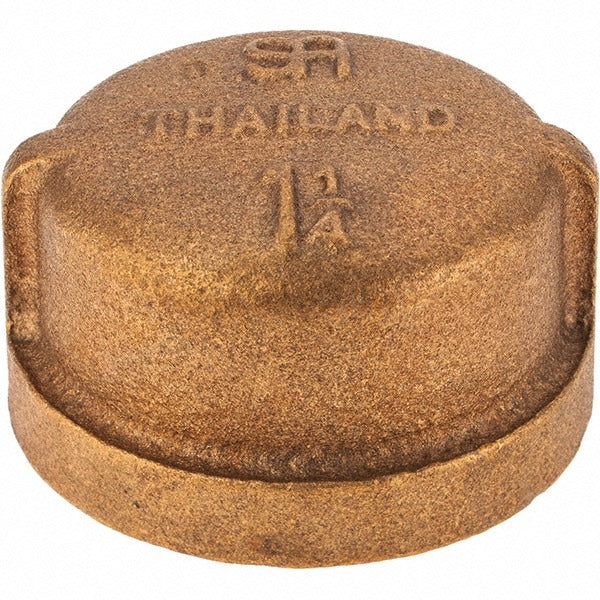 MERIT BRASS Merit Brass XB116-20 Brass Pipe End Cap 1-1/4 in Fbspt