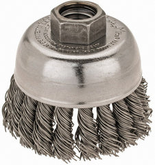 WEILER Weiler 94687 Knotted Steel Cup Brush 2-3/4 in 14000 Rpm