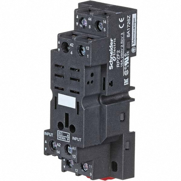 SCHNEIDER ELECTRIC Square D RPZF2 Ice Cube Relay Socket 8 Pin 250V 16A Dpdt