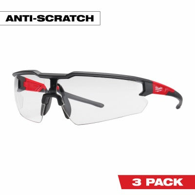 MILWAUKEE Milwaukee 48-73-2052 Clear Anti-scratch Safety Glasses 3pk